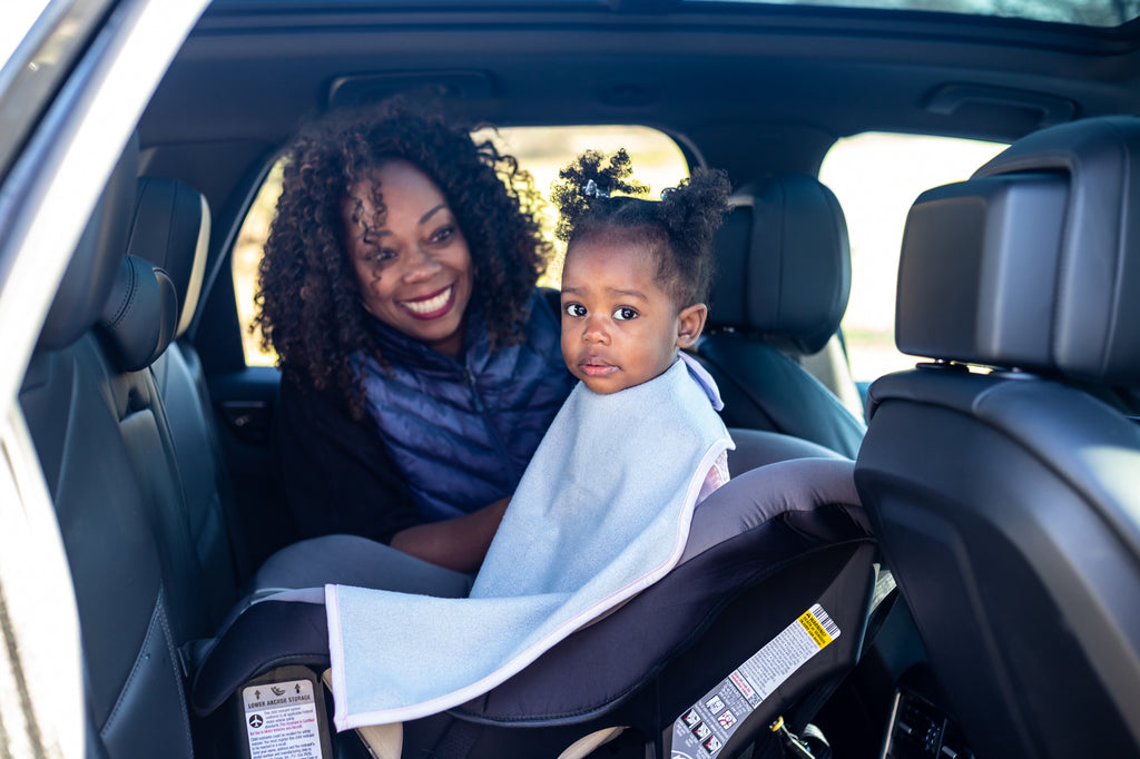 Is it safe to wear a bib in a car seat? Experts say Yes!