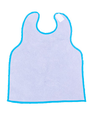 Open image in slideshow, Super-Sized, Safe, Absorbent, Waterproof, Washable Baby Toddler Car Seat Bib in Blue
